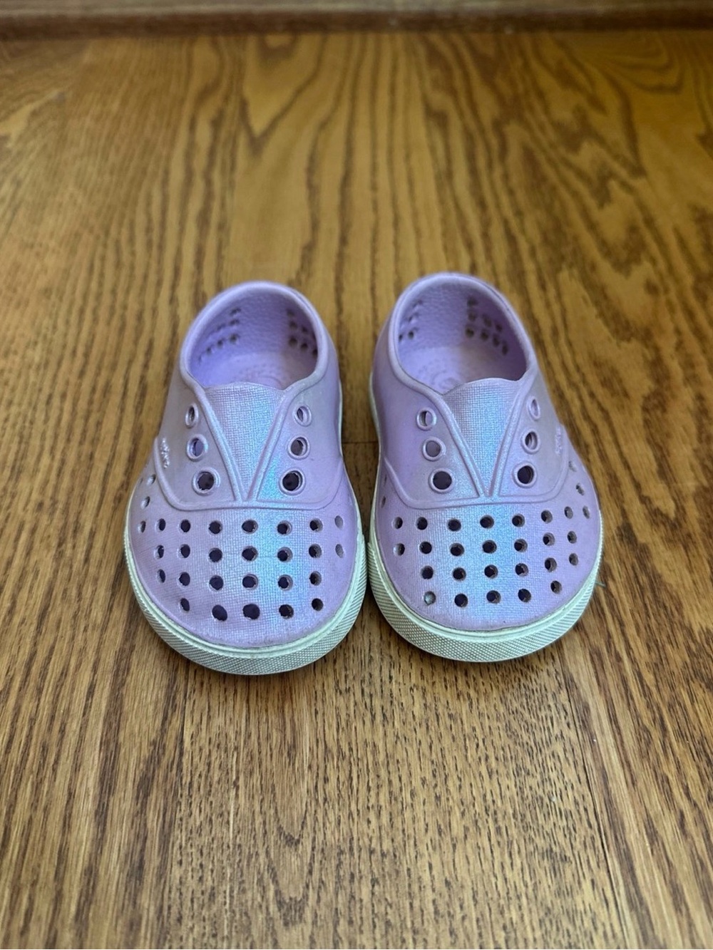 Native Miller Shoes Girls Size 4 Baby-Toddler Purple
